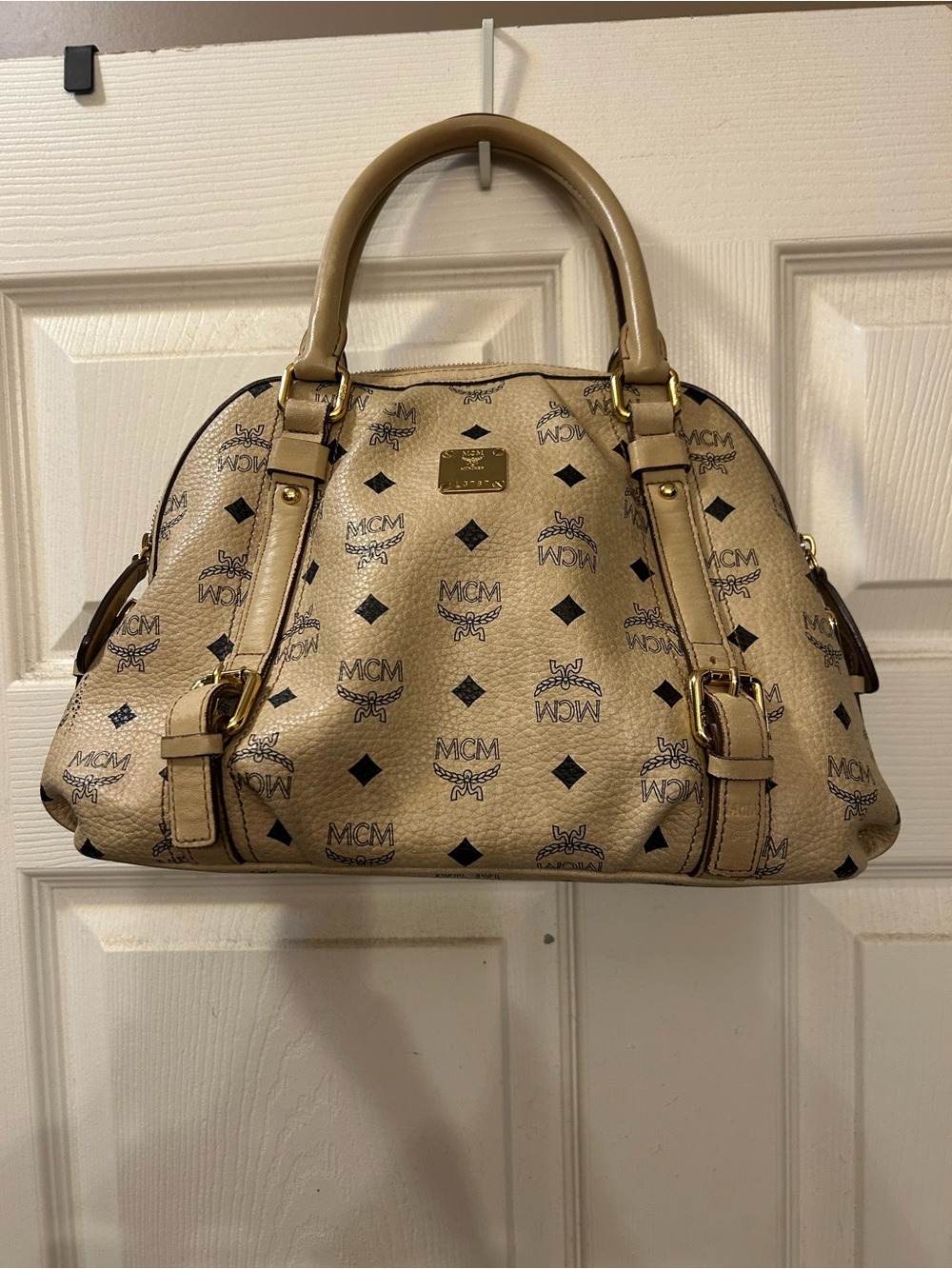 MCM satchel handbag - Picture 4 of 12